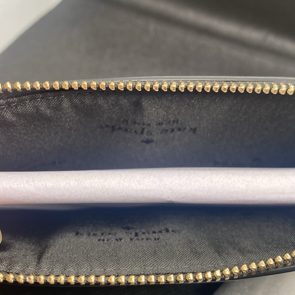 ♠️Kate Spade♠️ Lucy Leopard Small L Zip Wristlet/NWT - Picture 8 of 10